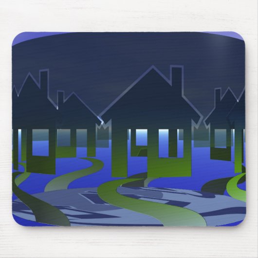 Tapis De Souris Maisons (Devant)