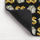 Tapis De Souris Maisons d'argent et panneaux de dollars d'or (Coin)