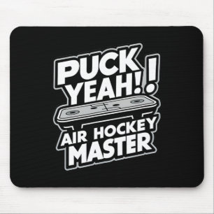 Tapis De Souris Maître de palet Design d'air-hockey drôle