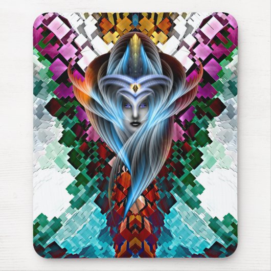 Tapis De Souris Maîtresse Du Cuboid (Devant)