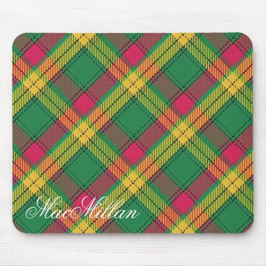 Tapis De Souris Majestic Scottish Clan MacMillan Tartan (Devant)