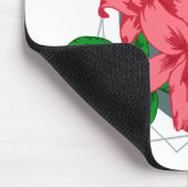 Tapis De Souris Majuscule C monogramme floral (Coin)