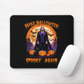 Tapis De Souris Make Halloween Spooky Again Funny Trump Halloween  (Avec souris)