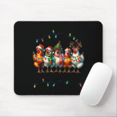 Tapis De Souris Making A List Chicken It Twice Christmas Xmas Chic (Avec souris)