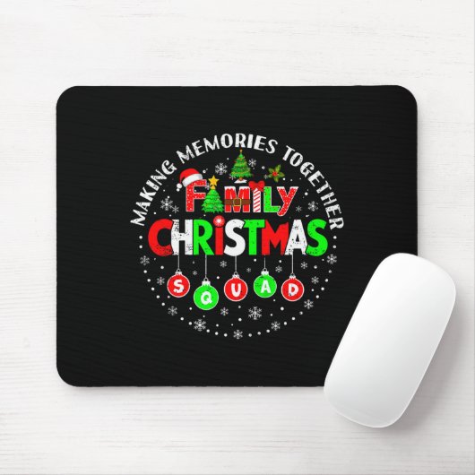Tapis De Souris Making Memories Together Matching Squad Santa Elf (Avec souris)