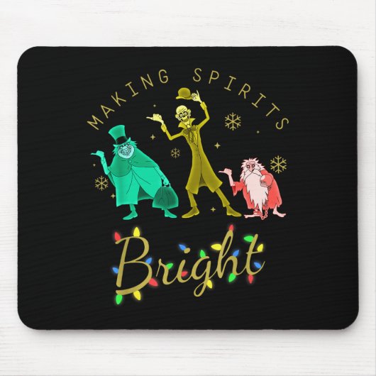 Tapis De Souris Making Srits Bright Christmas Retro Groovy Christm (Devant)