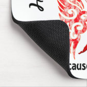 Tapis De Souris Maladie cardiaque grunge du papillon 6,1 de (Coin)