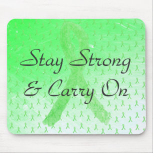 Tapis de souris Maladie de Lyme Restez Fort et Con