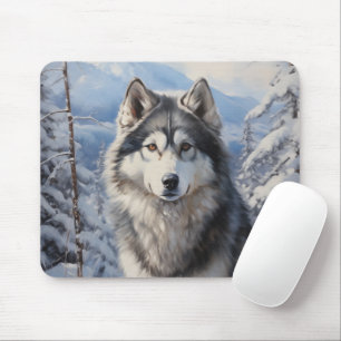 Tapis De Souris Malamute d'Alaska