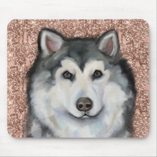 Tapis De Souris Malamute d'Alaska