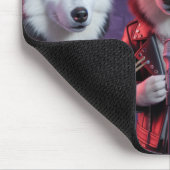 Tapis De Souris Malamute Punk Rockers Mousepad (Coin)