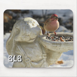 Tapis De Souris Male House Finch vos initiales Pad de souris
