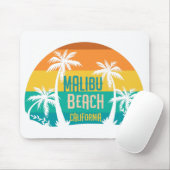 Tapis De Souris Malibu Beach Retro (Avec souris)