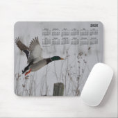 Tapis De Souris Mallard 2025 dans le calendrier de vol par Janz Mo (Avec souris)