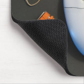 Tapis de souris malpropre de bureau (noir) (Coin)