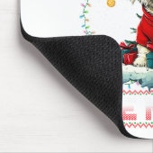 Tapis De Souris Maltese Christmas Tree Lights Decorations Dog Love (Coin)