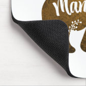 Tapis De Souris Mama Bear avec 2 Cubs Maman de deux (Coin)