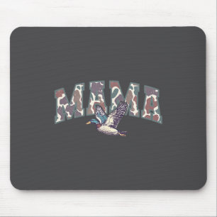 Tapis De Souris Mama Chasse au Canard Camo Rétro 1er Anniversaire
