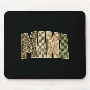 Tapis De Souris Mama Chasse Camo Rétro Vieille Maman Camo