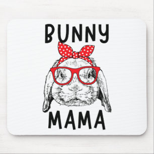 Tapis De Souris Mama Rabbit Fête de la mère maman