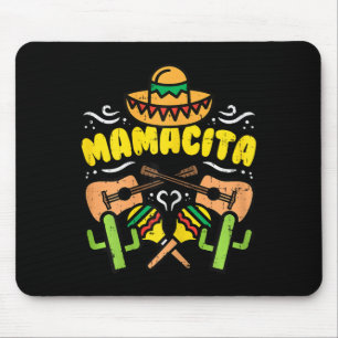 Tapis De Souris Mamacita Sombrero Cinco De Mayo Fête Mexicain Homm