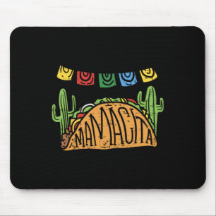 Tapis De Souris Mamacita Taco Cinco De Mayo Fête des mères Maman d