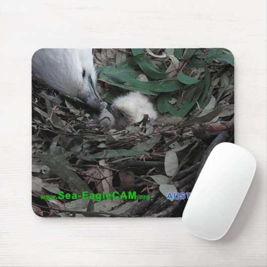 Tapis De Souris Maman alimentant S2 Mousepad horizontal (Avec souris)