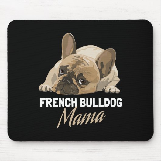 Tapis De Souris Maman Amateurs de taureau de chien taureau (Devant)