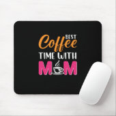 Tapis De Souris Maman Art Meilleur Café Temps Avec Maman (Avec souris)
