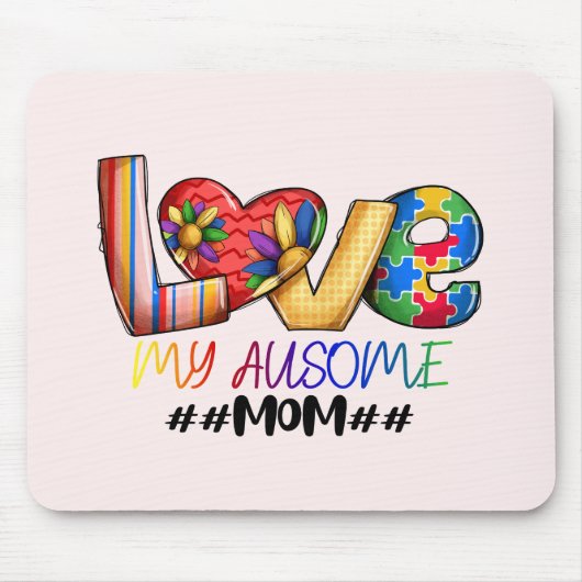 Tapis De Souris Maman autiste (Devant)