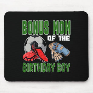Tapis De Souris Maman Bonus Du Groupe De Football Du Garçon D'anni