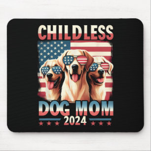 Tapis De Souris Maman Chien sans enfant Maman 2024 Kamala Harris A