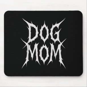 Tapis De Souris Maman chien style metal gothique drôle conception