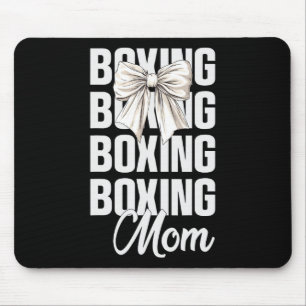 Tapis De Souris Maman de boxe Coquette Arc Amateurs de boxe mignon