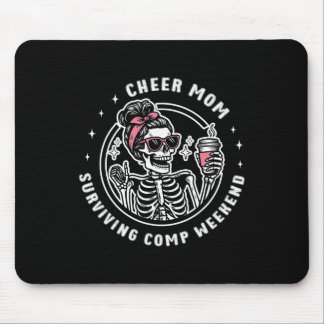 Tapis De Souris Maman de cheerleader survivant le week-end de comp