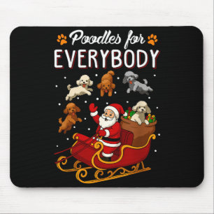 Tapis De Souris Maman de chien de Noël d'Odles Hommes Femmes Enfan
