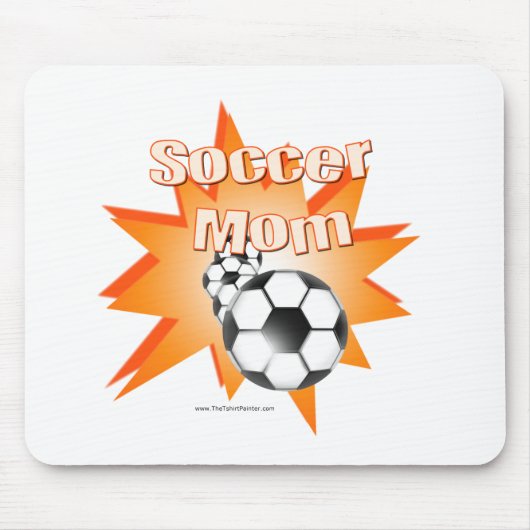 Tapis De Souris Maman de football (Devant)