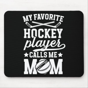 Tapis De Souris Maman de hockey Fière Joueuse de hockey sur glace