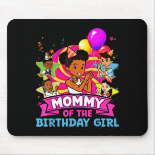 Tapis De Souris Maman de la fille d'anniversaire Gracie Nk Poupée