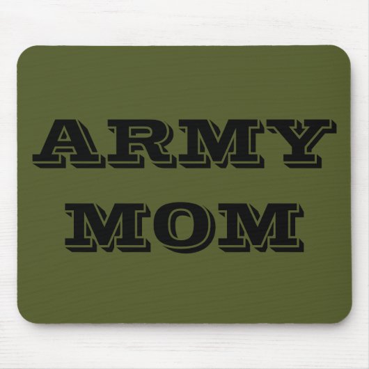 Tapis De Souris Maman de l'armée de Mousepad (Devant)