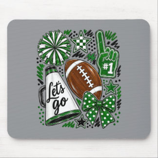 Tapis De Souris Maman de l'équipe de cheerleading de football au l