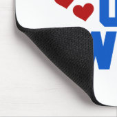 Tapis De Souris Maman de maillots et cadeaux Twins-Blue Text (Coin)