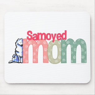 Tapis De Souris Maman de Samoyed