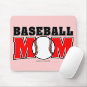 Tapis De Souris Maman du baseball Mousepad (Avec souris)