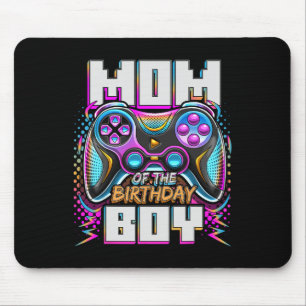 Tapis De Souris Maman du garçon d'anniversaire jeu vidéo Anniversa