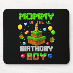 Tapis De Souris Maman du garçon d'anniversaire Party Video Gamer P