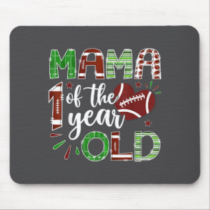 Tapis De Souris Maman du garçon de 1 an foot anniversaire premier
