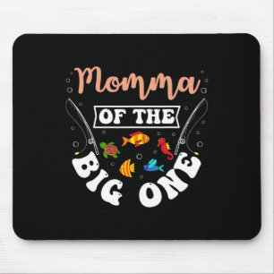 Tapis De Souris Maman du gros poisson Anniversaire de fête d'anniv