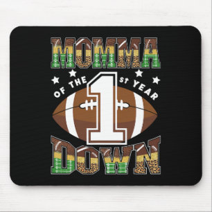 Tapis De Souris Maman du premier anniversaire de football de la pr