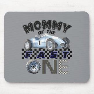 Tapis De Souris Maman du rapide Anniversaire 1ère Voiture de cours